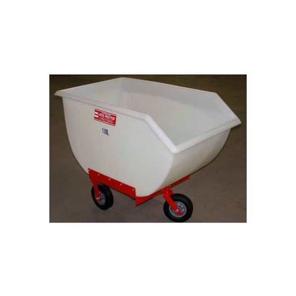 Loyal Roth - T.R. Metal Crafters - Hayrite Poly-Tuf 11 Bushel 3 Wheel Polyethylene Nursery Cart P11-3WI - main